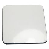 20pcs/parcel Blank Sublimation Coated MDF Coasters with Normal Back