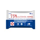 75% Alcohol Antibacterial Wet Wipes 300 Pacrels/Carton