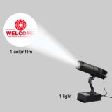 10W Black Desktop or Mountable LED Gobo Projector Advertising Logo Light (with Custom 1 Color Static Glass Gobos)