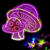 CALCA LED Neon Sign  MUSHROOM Sign USB 5VDC  Size- 15.1X14.8inches(Colorfull)