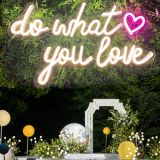 CALCA LED Neon Sign do what you love Sign USB 5VDC  Size- 16.7X10inches