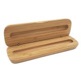 10pcs Single Pen Slot Wooden Pen Box Pencil Case Holder For Business Gifts